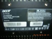 Лот: 11216847. Фото: 2. неисправный ЖК монитор Acer AL1714sd. Мониторы, проекторы