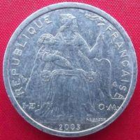 Лот: 2689124. Фото: 2. (№2486/LF) 2 франка КФП 2003... Монеты