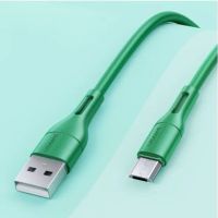 Лот: 22146426. Фото: 2. Кабель USAMS Micro U68 1m Green. Аксессуары