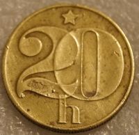 Лот: 7766702. Фото: 2. 20 геллеров 1985 Чехословакия. Монеты