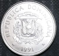 Лот: 11216888. Фото: 2. Экзотика с рубля (12564) Доминикана. Монеты