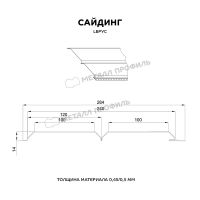 Лот: 17674138. Фото: 5. Металлический сайдинг Л брус Кедр...