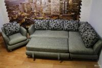 Лот: 8323432. Фото: 2. Угловой диван + кресло. Мягкая мебель