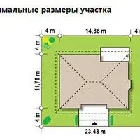 Лот: 12142039. Фото: 6. Проект дома Z10 Одноэтажный дом...