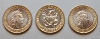 Лот: 17804296. Фото: 4. Великобритания - UNC , 3*2 фунта... Красноярск