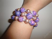 Лот: 643707. Фото: 3. Изделия из полимерной глины,браслет... Красноярск