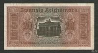Лот: 16021255. Фото: 2. 20 рейхсмарок 1939-1945 гг. Германия... Банкноты