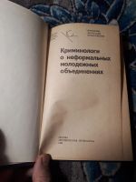 Лот: 21542172. Фото: 2. Криминологи о неформальных молодежных... Общественные и гуманитарные науки