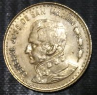 Лот: 16077903. Фото: 2. Экзотика с рубля (22859) Аргентина. Монеты
