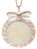 Лот: 3003546. Фото: 2. медаль с юбилеем свадьбы "Серебряная... Сувениры