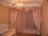 Лот: 6838063. Фото: 3. готовые шторы.тюль.цвет-розовый... Домашний быт
