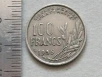 Лот: 10715241. Фото: 4. Монета 100 франк сто Франция 1955... Красноярск