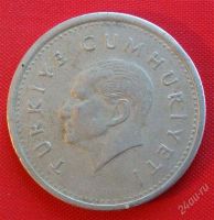 Лот: 1588657. Фото: 2. (№703/LF) 1000 лир 1991 (Турция... Монеты