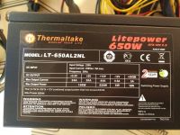 Лот: 7958262. Фото: 2. Thermaltake lt-650al2nl. Комплектующие