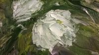 Лот: 9597078. Фото: 3. картина маслом - белые тюльпаны-авторская. Ручная работа