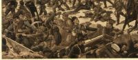 Лот: 16515441. Фото: 3. снимок с картины . Битва под Августовым... Коллекционирование, моделизм