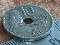 Лот: 11374791. Фото: 3. Монета 10 лепт Греция 1912 сова... Коллекционирование, моделизм