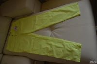 Лот: 8217761. Фото: 2. Брюки желто-зеленые неоновые хлопок... Женская одежда