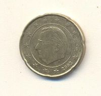 Лот: 20089951. Фото: 2. 20 евроцентов Бельгия. Монеты