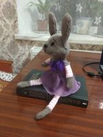 Лот: 25709432. Фото: 4. Текстильная кукла Зайчик ручной...
