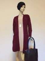 Лот: 10195703. Фото: 7. новый стильный бордовый кардиган...