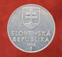 Лот: 11410845. Фото: 2. Словакия . 20 геллеров . 1998... Монеты