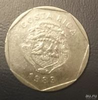 Лот: 8273662. Фото: 2. 5 колон Коста-Рика. Монеты