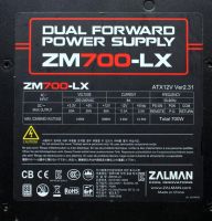 Лот: 10217356. Фото: 2. Zalman ZM700-LX 700W. Комплектующие
