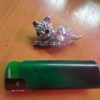 Лот: 24990647. Фото: 2. брошка котик. Ювелирные изделия, бижутерия, часы