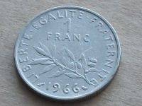 Лот: 8581575. Фото: 5. Монета 1 франк один Франция 1966...