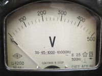 Лот: 16914296. Фото: 2. Вольтметр Ц4200... 0-500 V . Размер... Радиодетали  (электронные компоненты)