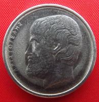 Лот: 1589394. Фото: 2. (№786) 5 драхм 1986 (Греция) новая... Монеты
