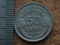Лот: 10900220. Фото: 5. Монета 50 сантим Франция 1945...