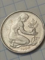 Лот: 19639992. Фото: 2. 50 пфеннигов 1990 г. ФРГ. Германия... Монеты