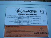 Лот: 4277030. Фото: 2. .FinePower DNP 450W + 8pin (6... Комплектующие