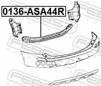 Лот: 21940979. Фото: 2. Усилитель Бампера Заднего Toyota... Автозапчасти