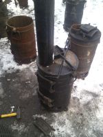 Лот: 6385552. Фото: 2. Печь буржуйка чугунная СССР В... Тепловое оборудование, климат