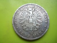 Лот: 4649878. Фото: 3. Пруссия 5 марок 1876г.,серебро... Коллекционирование, моделизм