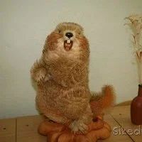 Лот: 2512064. Фото: 2. Сурок из кедровой стружки № 1. Скульптура, резьба