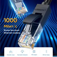 Лот: 25623537. Фото: 5. Кабель сетевой плоский UGREEN...