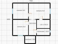 Лот: 11229346. Фото: 2. Баня 4х4 с террасой 1х4 из профилированного... Срубы и конструкции