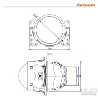 Лот: 15493667. Фото: 7. Светодиодные би-линзы Aozoom A3...