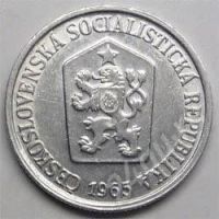 Лот: 352498. Фото: 2. Чехословакия. 10 геллер 1965г... Монеты