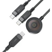 Лот: 25789850. Фото: 3. Кабель 3-в-1 ACEFAST C6-11 USB-C... Компьютеры, оргтехника, канцтовары