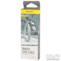 Лот: 13385381. Фото: 2. USB кабель micro USB 0.22м AWEI... Аксессуары