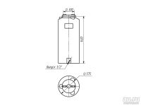 Лот: 15455601. Фото: 2. Емкость ТЦВМ-300 л. Бак для воды... Для дачи, дома, огорода, бани, парка