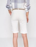 Лот: 21720172. Фото: 2. Джинсовые белые шорты женские... Женская одежда
