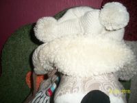 Лот: 6609332. Фото: 2. Шапка "Мишка-панда" утепленная... Одежда и аксессуары