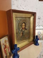 Лот: 16911075. Фото: 4. Икона 19 века, Вседержитель, живопись... Красноярск