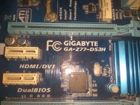 Лот: 12297487. Фото: 2. Gigabyte GA-Z77-DS3H (rev. 1.1... Комплектующие